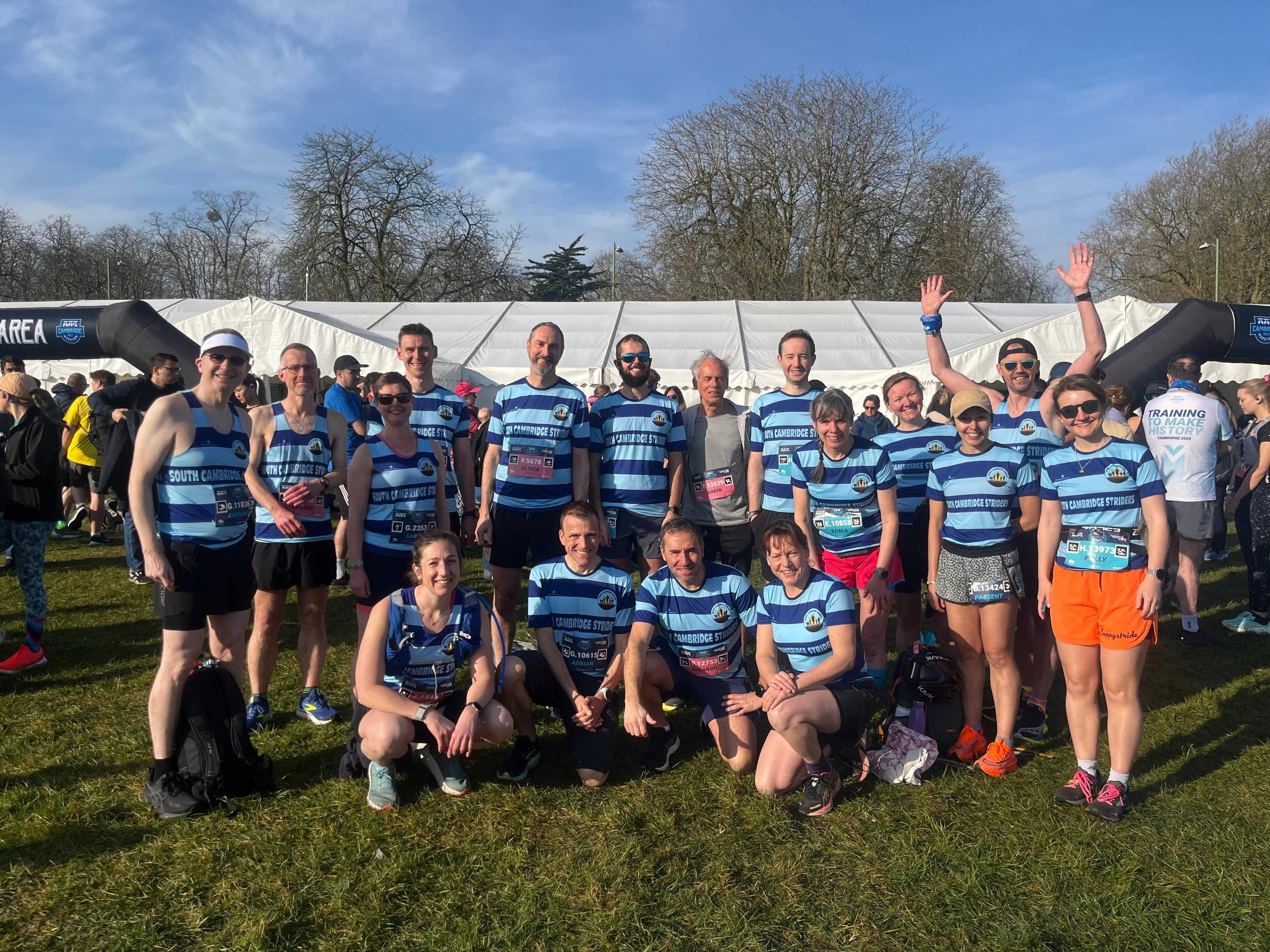 Striders post-Cambridge half-marathon